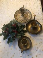 Koperen kandelaars, Ophalen, Gebruikt