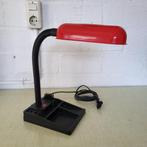 E-Lite flexibele bureaulamp T2003 met pennenhouder rood, Huis en Inrichting, Lampen | Tafellampen, Vintage 80s, Ophalen of Verzenden