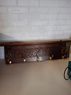 Oude kapstok met mooi houtsnijwerk, Huis en Inrichting, Woonaccessoires | Kapstokken, Ophalen, Gebruikt, Hout, Wandkapstok