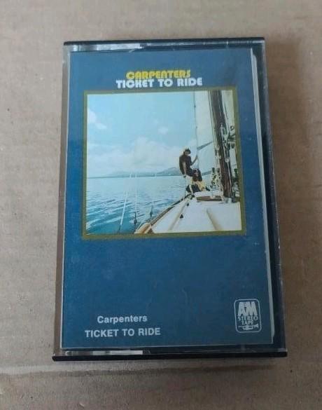 muziek cassette van Carpenters - Ticket to Ride, Cd's en Dvd's, Cassettebandjes, Zo goed als nieuw, Origineel, Pop, 1 bandje, Ophalen of Verzenden