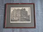 Amsterdam - ets van de Brouwersgracht, Antiek en Kunst, Kunst | Etsen en Gravures, Ophalen of Verzenden