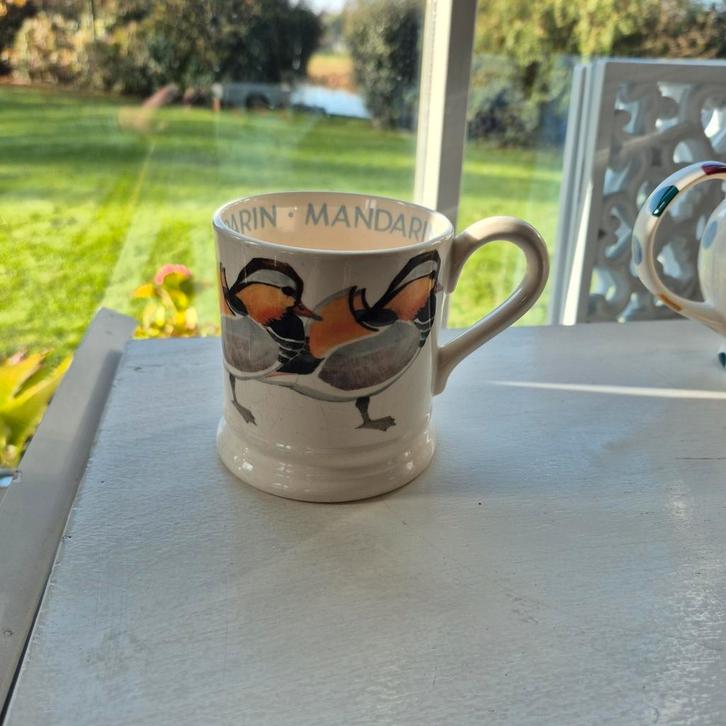 ZELDZAAM Emma Bridgewater mok 0.5 1/2pt Mandarin Duck, Huis en Inrichting, Keuken | Servies, Gebruikt, Kop(pen) en/of Schotel(s)