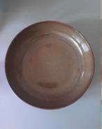 Schaal bruin, Huis en Inrichting, Woonaccessoires | Schalen en Manden, Ophalen, Schaal, Rond, Zo goed als nieuw