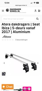 Atera dakdragers voor Seat Ibiza vanaf 2017, Auto diversen, Dakdragers, Ophalen of Verzenden, Gebruikt