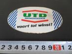 sticker UTD mengvoeder voert tot winst !  TW068, Ophalen, Zo goed als nieuw
