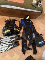 Complete Cressi duikset, Duikpak XL/5, vinnen, schoen mt 42, Watersport en Boten, Ophalen, Gebruikt, Duikpak