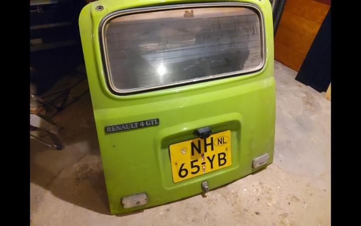 RENAULT 4 Achterklep ruit klep verlichting, Auto-onderdelen, Carrosserie en Plaatwerk, Achterklep, Renault, Gebruikt, Ophalen
