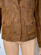 i681 Echt-leren jasje mt. 38=M blazer colbert jas bruin leer, Kleding | Dames, Jasjes, Kostuums en Pakken, Maat 38/40 (M), Bruin