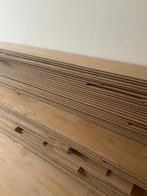 Licht eikenlaminaat 70m2 - 100m2, Ophalen, Gebruikt, 50 tot 150 cm, 10 m² of meer