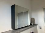 Dubbele spiegelkast mat antraciet, Huis en Inrichting, Badkamer | Badkamermeubels, 50 tot 100 cm, Minder dan 25 cm, Minder dan 100 cm