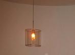 Moderne hanglamp met glazen kap, Huis en Inrichting, Lampen | Hanglampen, Gebruikt, Ophalen of Verzenden, Glas, Modern