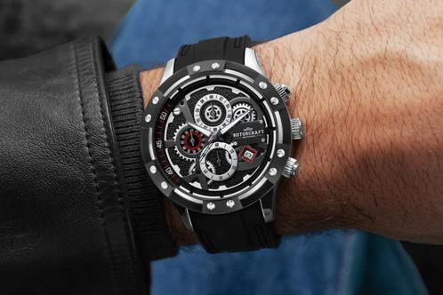 Rotorcraft Compass RC5701 Chrono Sport Nieuw! t.w.v € 499, Sieraden, Tassen en Uiterlijk, Sporthorloges, Nieuw, Android, Zwart