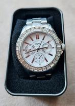 Nieuw: esprit dameshorloge zilver + kristallen in org doosje, Sieraden, Tassen en Uiterlijk, Horloges | Dames, Staal, Staal, Nieuw