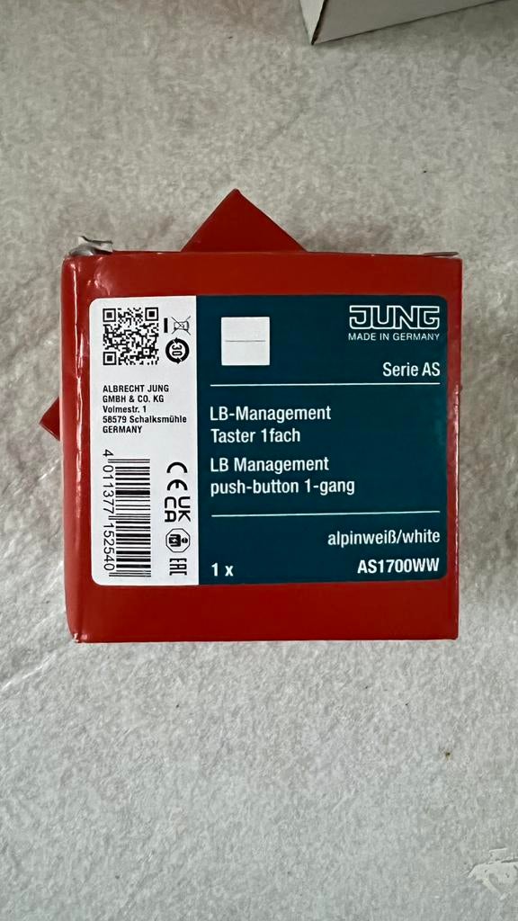 Jung stuurafdekking dimmer 4x, Doe-het-zelf en Verbouw, Elektra en Kabels, Ophalen of Verzenden, Nieuw, Overige typen