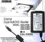 LG APD DA-24B12 Asian Power Devices 12V 2A 2.5A 30W Adapter