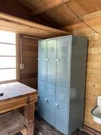 Industriële locker grijs/blauw/teal, Huis en Inrichting, Kasten | Lockerkasten, Ophalen, Gebruikt