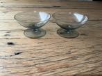 Copier Leerdam, 2 likeur glazen, ijscoups., Antiek en Kunst, Ophalen of Verzenden