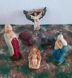 Oude kerstgroep - gips, Diversen, Kerst, Ophalen, Gebruikt