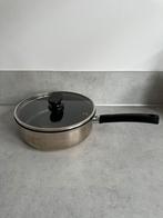 Tefal hapjespan met deksel 24cm, Huis en Inrichting, Keuken | Potten en Pannen, Gebruikt, Inductieplaat, Ophalen of Verzenden