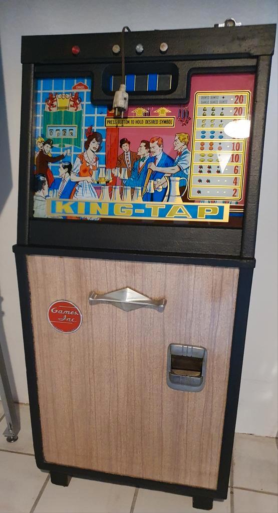 King tap gokkast van de jaren zestig., Verzamelen, Automaten | Gokkasten en Fruitautomaten, Gebruikt, Ophalen