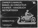 Honda PA50 handleiding bromfiets 1985 (1864z), Ophalen of Verzenden, Zo goed als nieuw