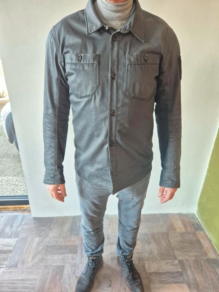 Stijlvol zwart overshirt / motorjas - Rev'it! REVIT, Motoren, Kleding | Motorkleding, Jas | textiel, Ophalen of Verzenden