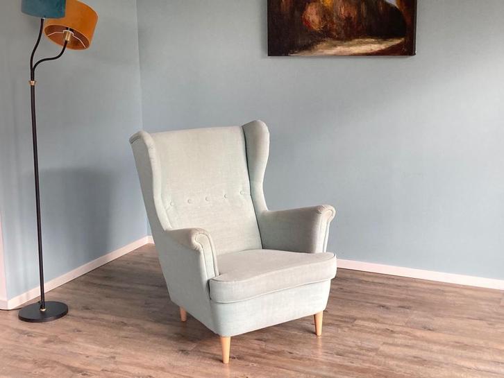Oorfauteuil Ikea GRATIS. Nieuwe hoes = nieuwe stoel, Huis en Inrichting, Fauteuils, Gebruikt, Stof, 75 tot 100 cm, 75 tot 100 cm