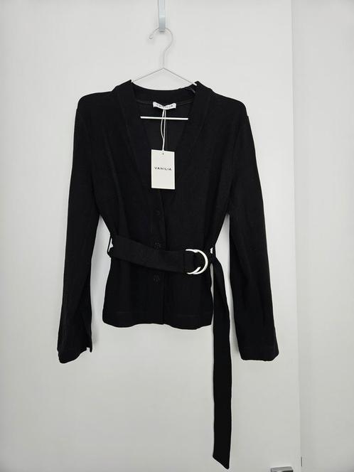 Vanilia - jasje model "Colbert ribble vest" - navy - maat 38, Kleding | Dames, Jasjes, Kostuums en Pakken, Nieuw, Jasje, Maat 38/40 (M)