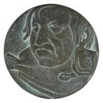 Penning Frank Letterie : De Bot | Günter Grass, 1984, Postzegels en Munten, Penningen en Medailles, Verzenden, Brons, Nederland