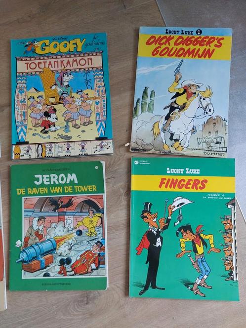 Jerom Goofy, Sammy, Lucky Lukr, Smurfen stripboeken, Boeken, Stripboeken, Gelezen, Meerdere stripboeken, Ophalen of Verzenden
