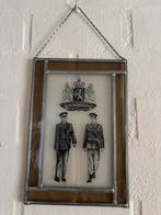 Glas in lood bord Koninklijke Marechaussee, Ophalen of Verzenden