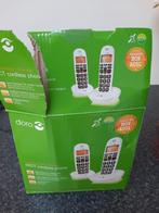 Dubbele telefoon set., Ophalen of Verzenden, Zo goed als nieuw, 2 handsets