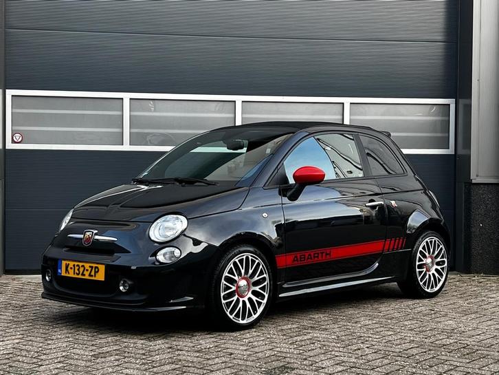 Fiat 500 1.4 T-Jet Abarth Elaborabile bj.2014 Autom|Cabrio|L, Auto's, Fiat, Bedrijf, Te koop, ABS, Airbags, Airconditioning, Bluetooth