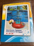 Opblaasbare papegaai bekerhouder voor in zwembad, Nieuw, Ophalen of Verzenden
