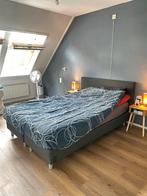 Boxspring 140x200 - Antreciet, Ophalen, Gebruikt, Tweepersoons, 140 cm