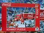 Schmidt Coca Cola kerst puzzel, Ophalen of Verzenden, 500 t/m 1500 stukjes, Zo goed als nieuw