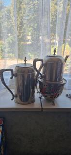 Vintage Zilveren Theepotten Set, Antiek en Kunst, Antiek | Tin, Ophalen of Verzenden