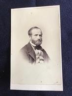 CDV, Man, W. Tinker, Haarlem, zeer oud, dun karton, Ophalen of Verzenden, Voor 1940, Gebruikt, Foto
