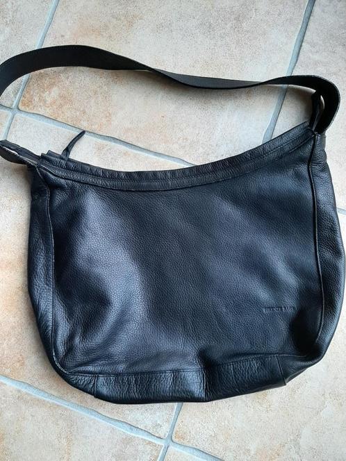 Firenze bags prachtig zwart leren schoudertas NIEUW, Sieraden, Tassen en Uiterlijk, Tassen | Schoudertassen, Nieuw, Overige merken