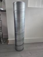 Zinken Spirobuis - Ventilatiebuis, Doe-het-zelf en Verbouw, Buizen en Afvoer, Ophalen, Zo goed als nieuw, Zink, Minder dan 2 meter