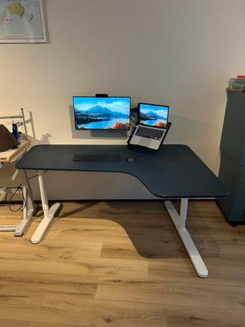 IKEA Bekant Bureau - Blauw/Wit - afbeelding 2