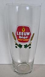 Leeuw Bier Glas Fluitje logo 1965-1974, Verzamelen, Biermerken, Verzenden, Zo goed als nieuw, Glas of Glazen, Leeuw