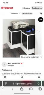 HALLBAR IKEA afvalbak met uitschuifsysteem Utrusta nieuw, Huis en Inrichting, Ophalen of Verzenden, Nieuw