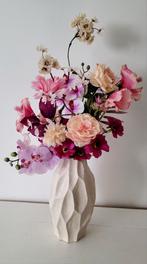 Vaas met bloemstuk, Ophalen of Verzenden, Nieuw