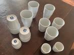 Leonardo Servies wit mokken kopjes, Ophalen of Verzenden, Overige stijlen, Kop(pen) en/of Schotel(s)
