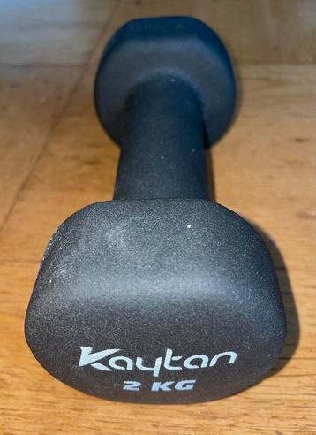 Kautan dumbbell dumbell dumbel gewicht 2 kg zwart kayton 5e beschikbaar voor biedingen