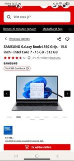 Samsung galaxy book 360 grijs laptop, Ophalen of Verzenden, Zo goed als nieuw, 15 inch