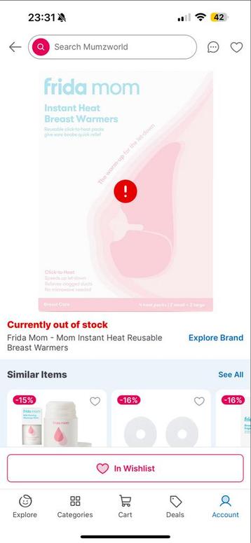 Frida Mom Borst Warmers - Nieuw in verpakking beschikbaar voor biedingen