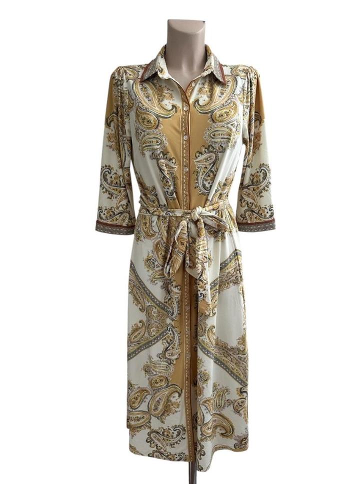 K-Design maxi jurk M, Kleding | Dames, Jurken, Zo goed als nieuw, Maat 38/40 (M), Overige kleuren, Onder de knie, Ophalen of Verzenden