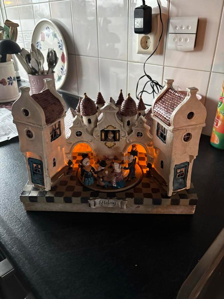 Efteling Zwaan Kleef Aan Miniatuur - Licht & Geluid, Verzamelen, Efteling, Zo goed als nieuw, Beeldje of Poppetje, Ophalen